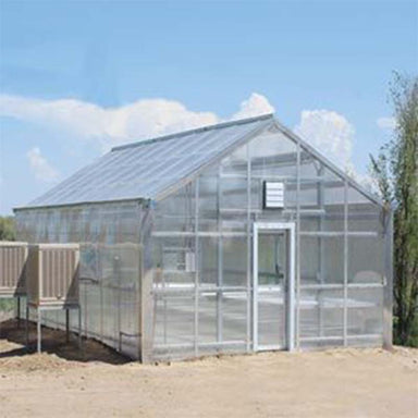 growspan educational greenhouse-front view
