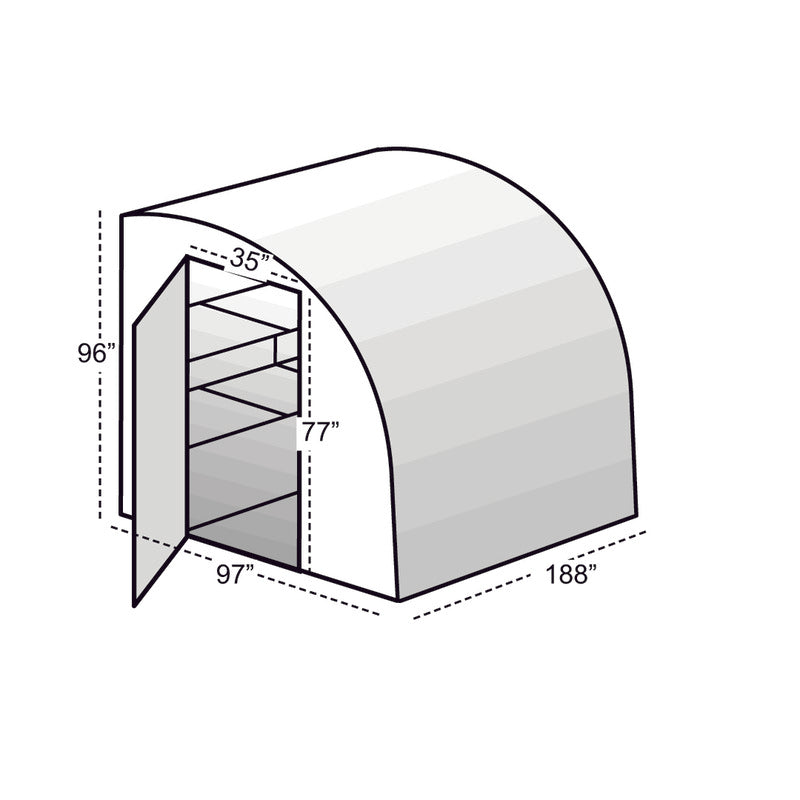 solexx 16ft harvester greenhouse dimensions