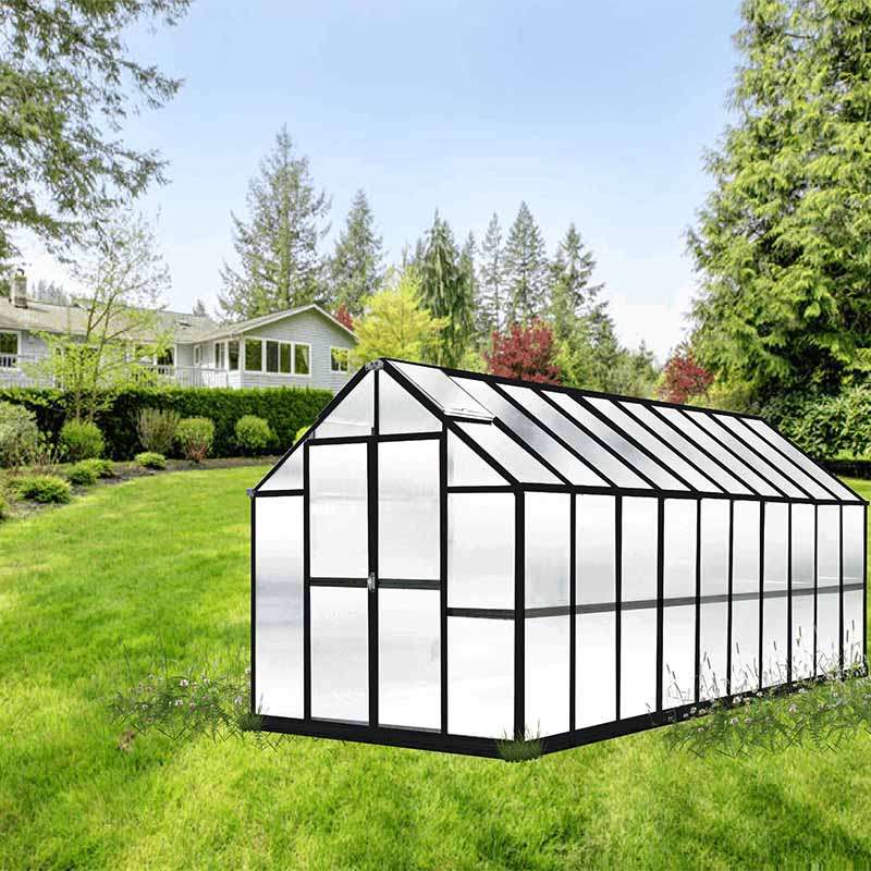 8x20 riverstone mont greenhouse outside view