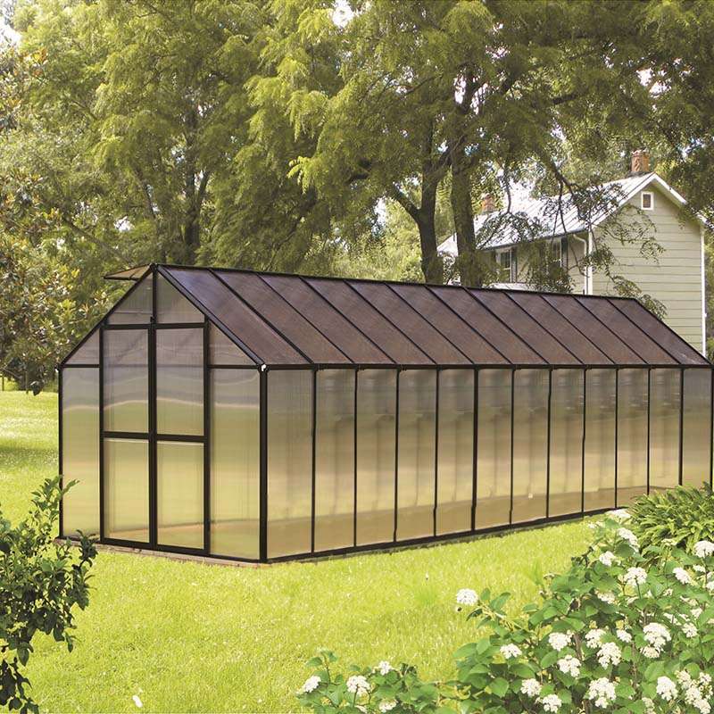 8x24 riverstone greenhouse outside view