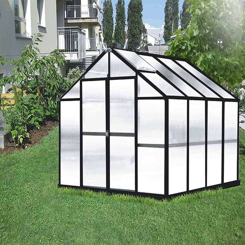 8x8 riverstone mont greenhouse outside view