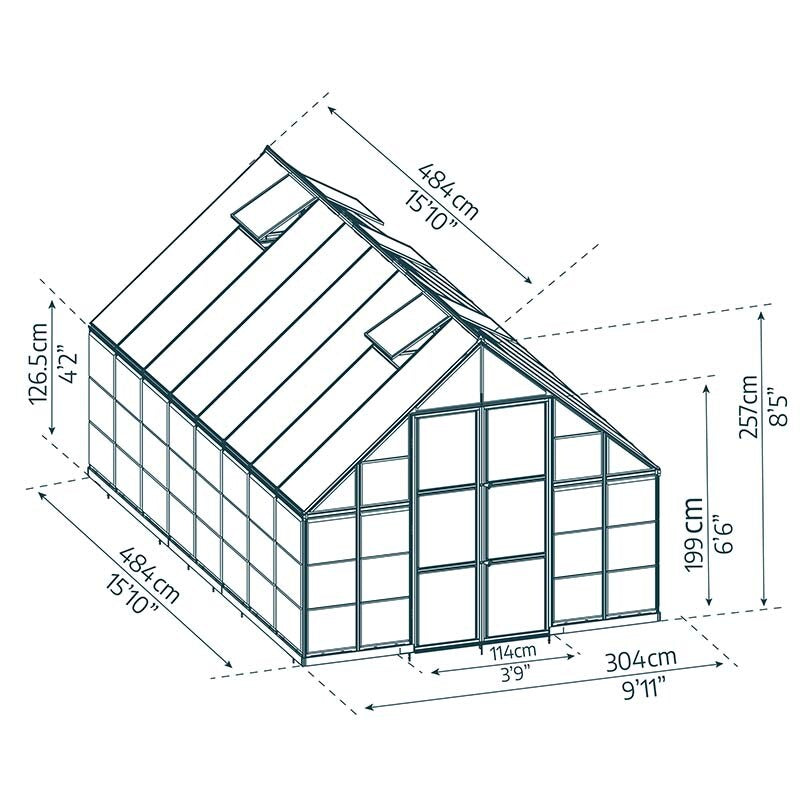 Palram - Canopia Balance Greenhouse