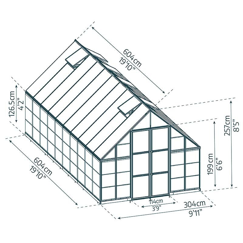 Palram - Canopia Balance Greenhouse