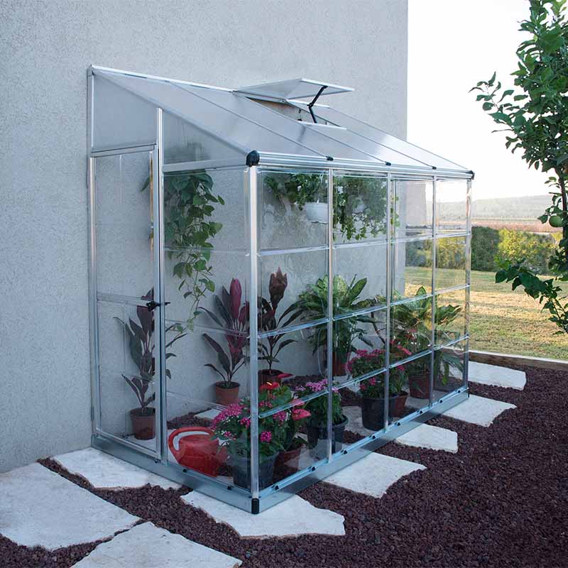 Palram Canopia Hybrid Lean-To 4' x 8' Greenhouse
