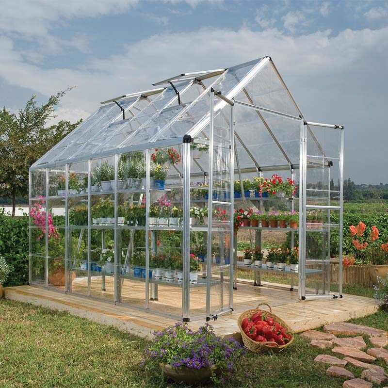 Palram - Canopia Snap & Grow 8' Greenhouse
