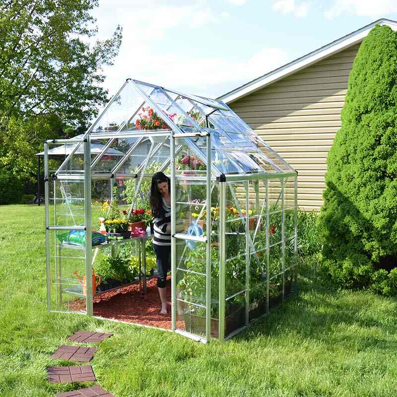 Palram - Canopia Snap & Grow 8' Greenhouse