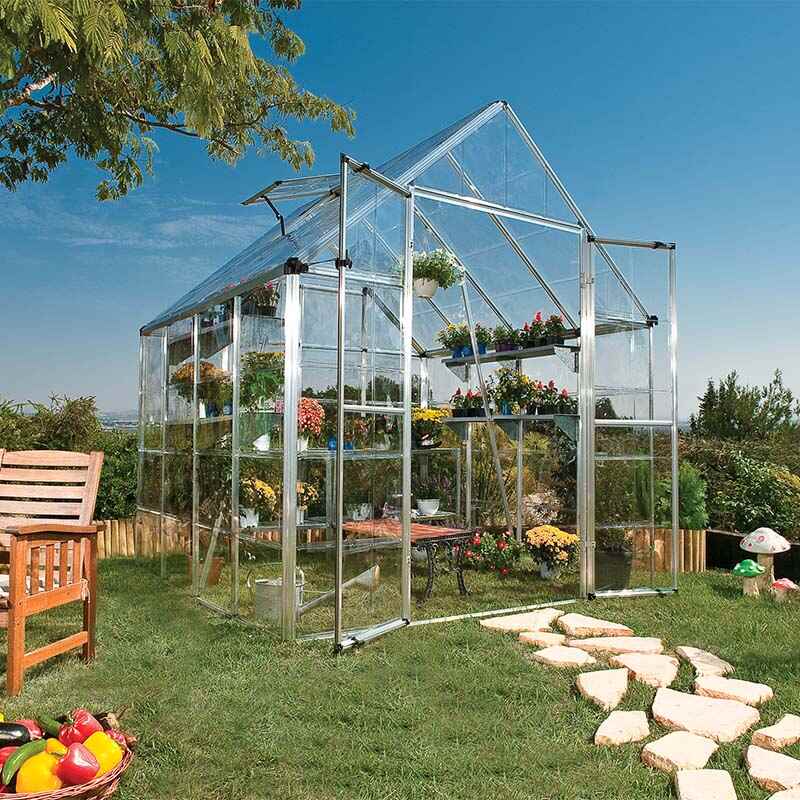 Palram - Canopia Snap & Grow 8' Greenhouse