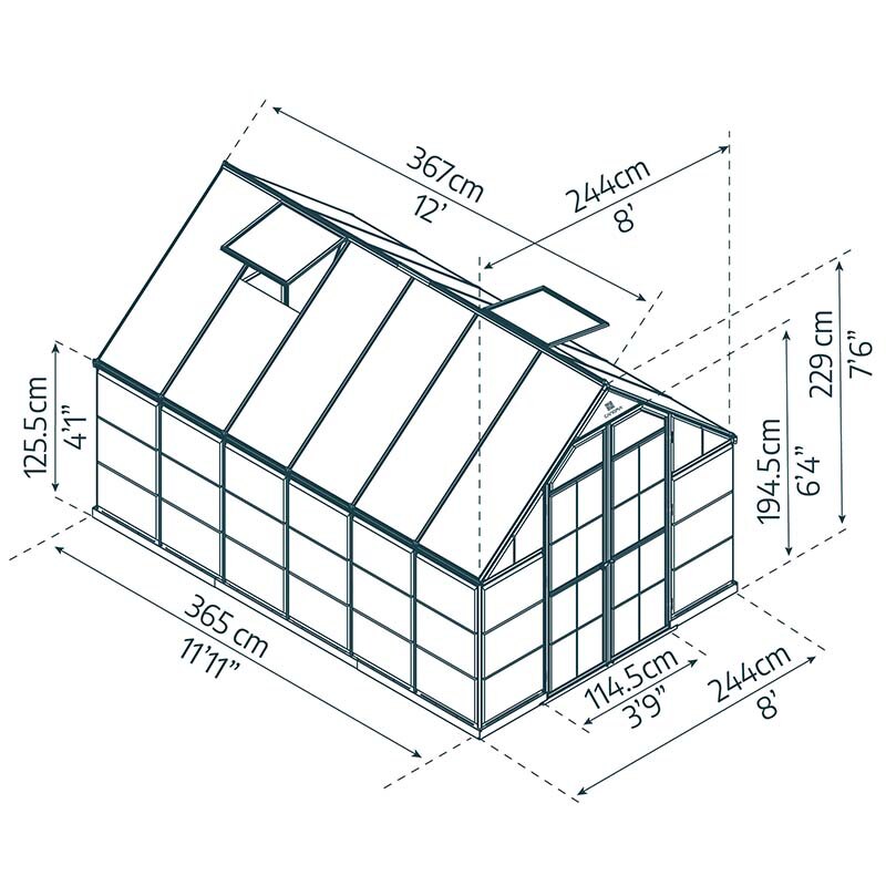 Palram - Canopia Balance Greenhouse