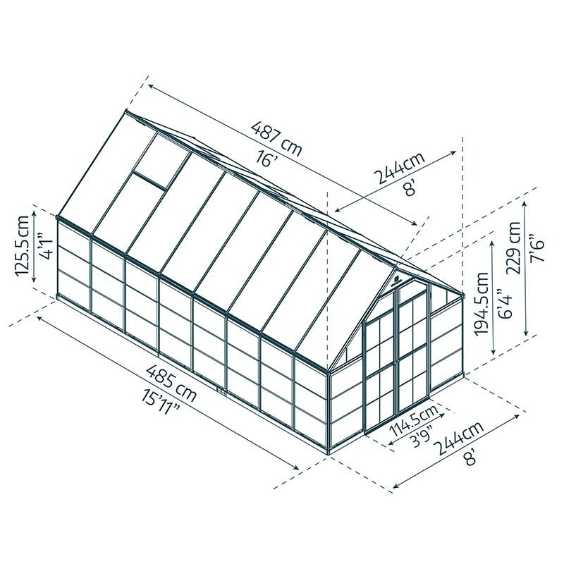 Palram - Canopia Balance Greenhouse