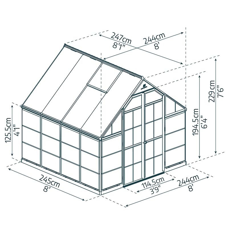 Palram - Canopia Balance Greenhouse