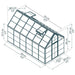 canopia snap and grow greenhouse 6x12 dimensions
