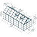 canopia snap and grow greenhouse 6x16 dimensions 